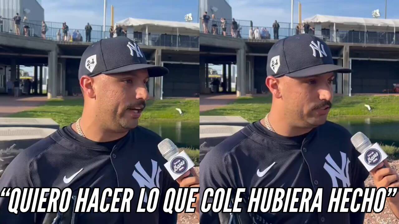 Reacción de Néstor Cortés Jr al ser abridor en Opening Day con Yankees