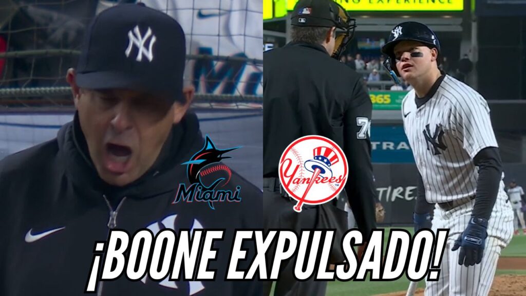 Postgame: Marlins vs Yankees/ Aaron Boone se va expulsado