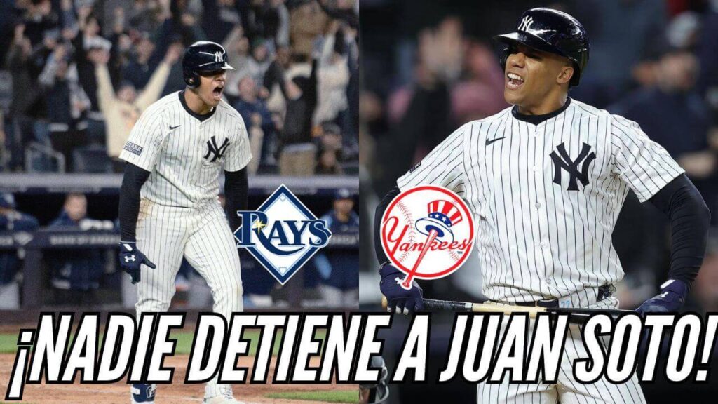 Gran victoria de los Yankees de Nueva York con HR de Juan Soto ante Rays