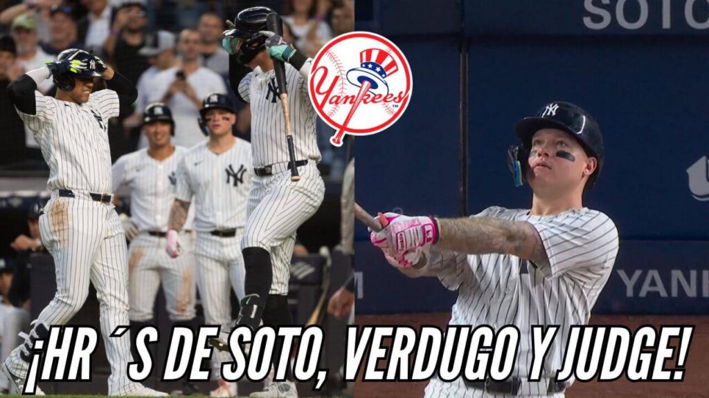 Yankees: Alex Verdugo, Juan Soto y Aaron Judge dan HR´s